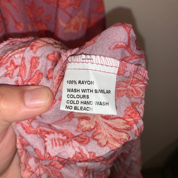 Iris Maxi NWT The Label Boho Pink Hi Low Tiered Floral Maxi Dress | Size… - Picture 7 of 9